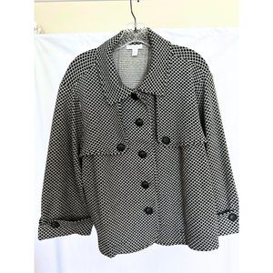 Charter Club Black and White Blazer